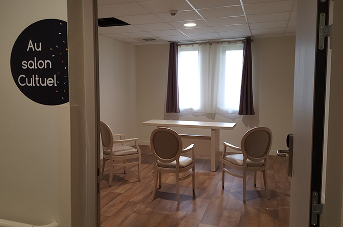 Salon cultuel de l'Ehpad vilanova corbas